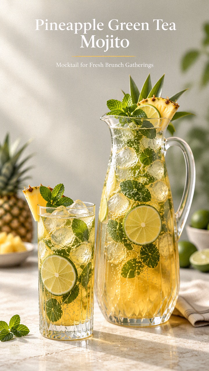 Pineapple Green Tea Mojito