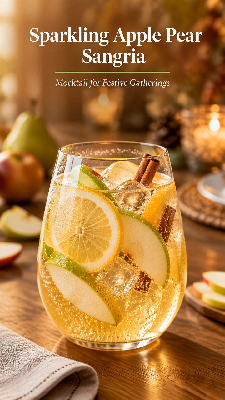 Sparkling Apple Pear Sangria