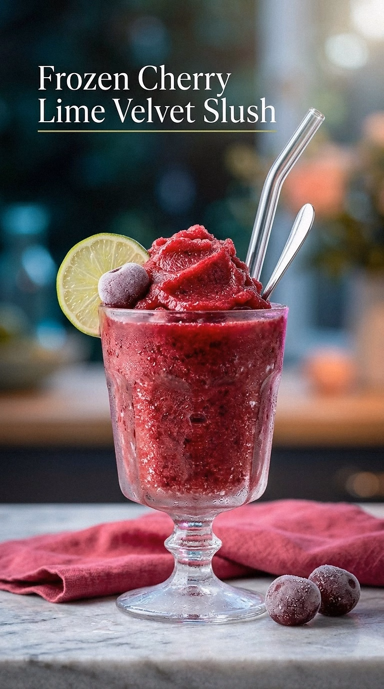 Frozen Cherry Lime Velvet Slush