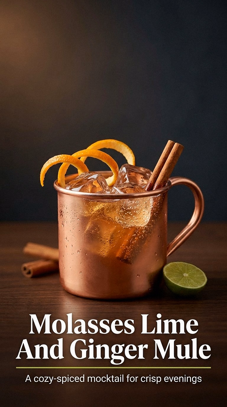 Molasses Lime And Ginger Mule
