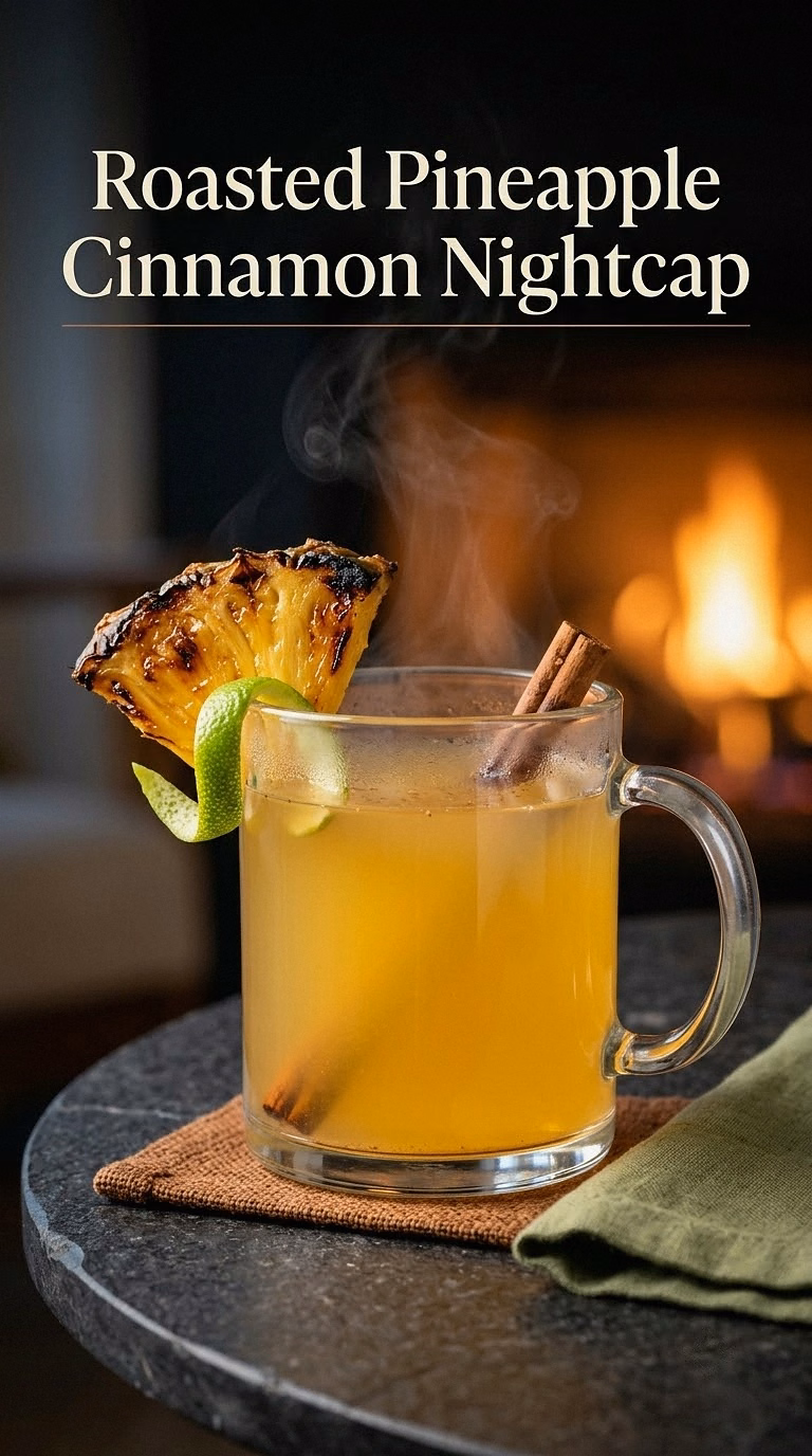 Roasted Pineapple Cinnamon Nightcap