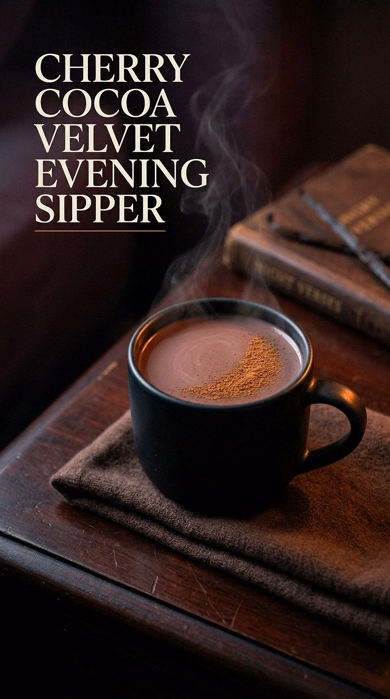 Cherry Cocoa Velvet Evening Sipper