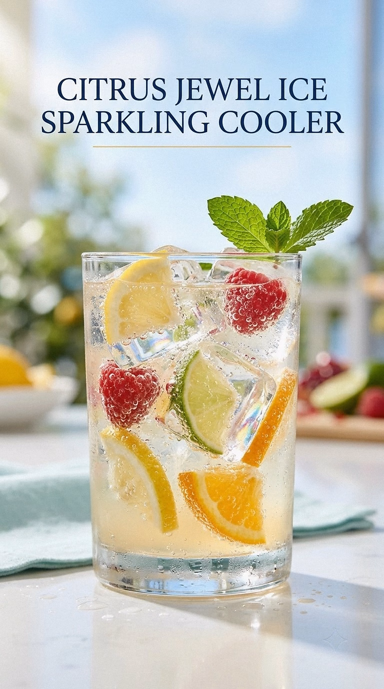 Citrus Jewel Ice Sparkling Cooler