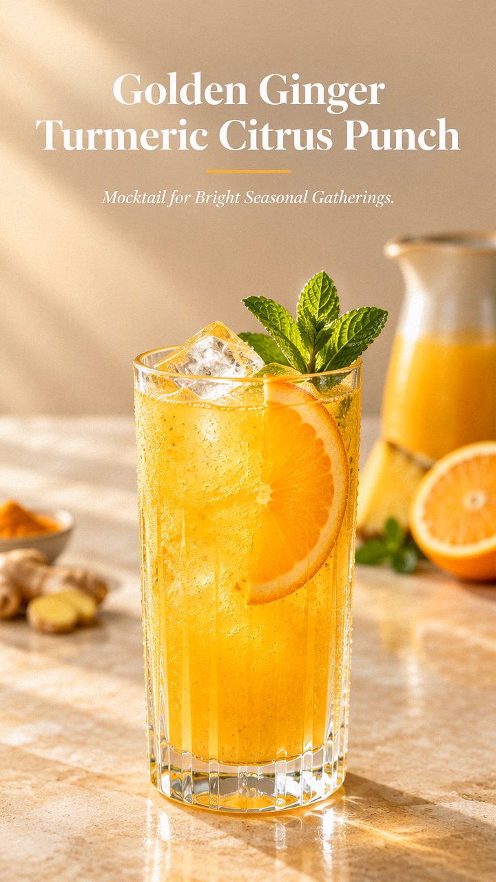 Golden Ginger Turmeric Citrus Punch