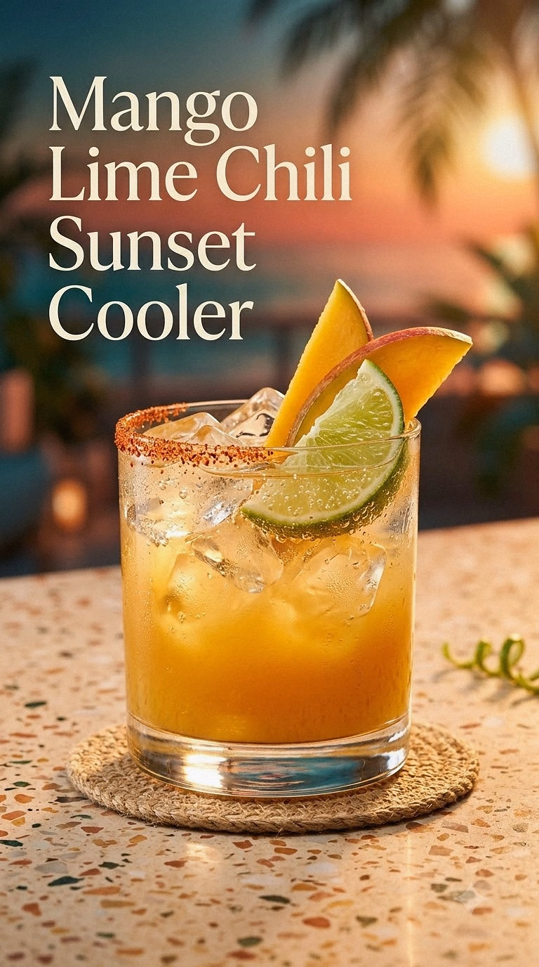 Mango Lime Chili Sunset Cooler