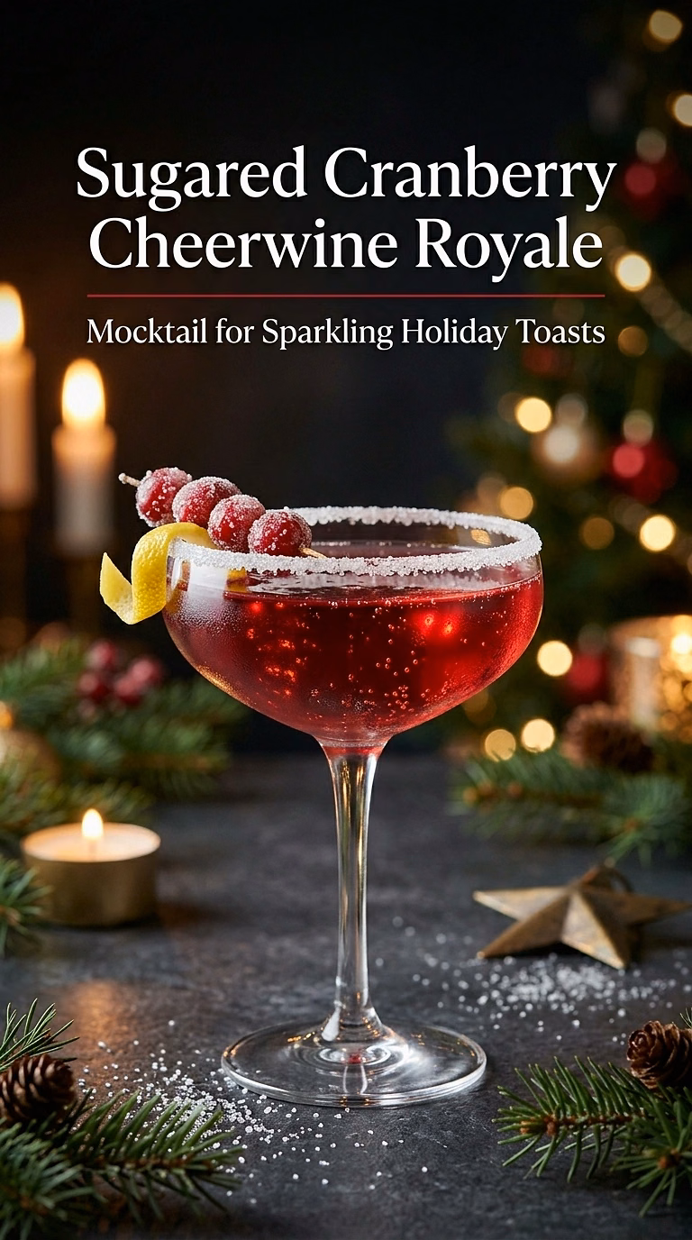Sugared Cranberry Cheerwine Royale