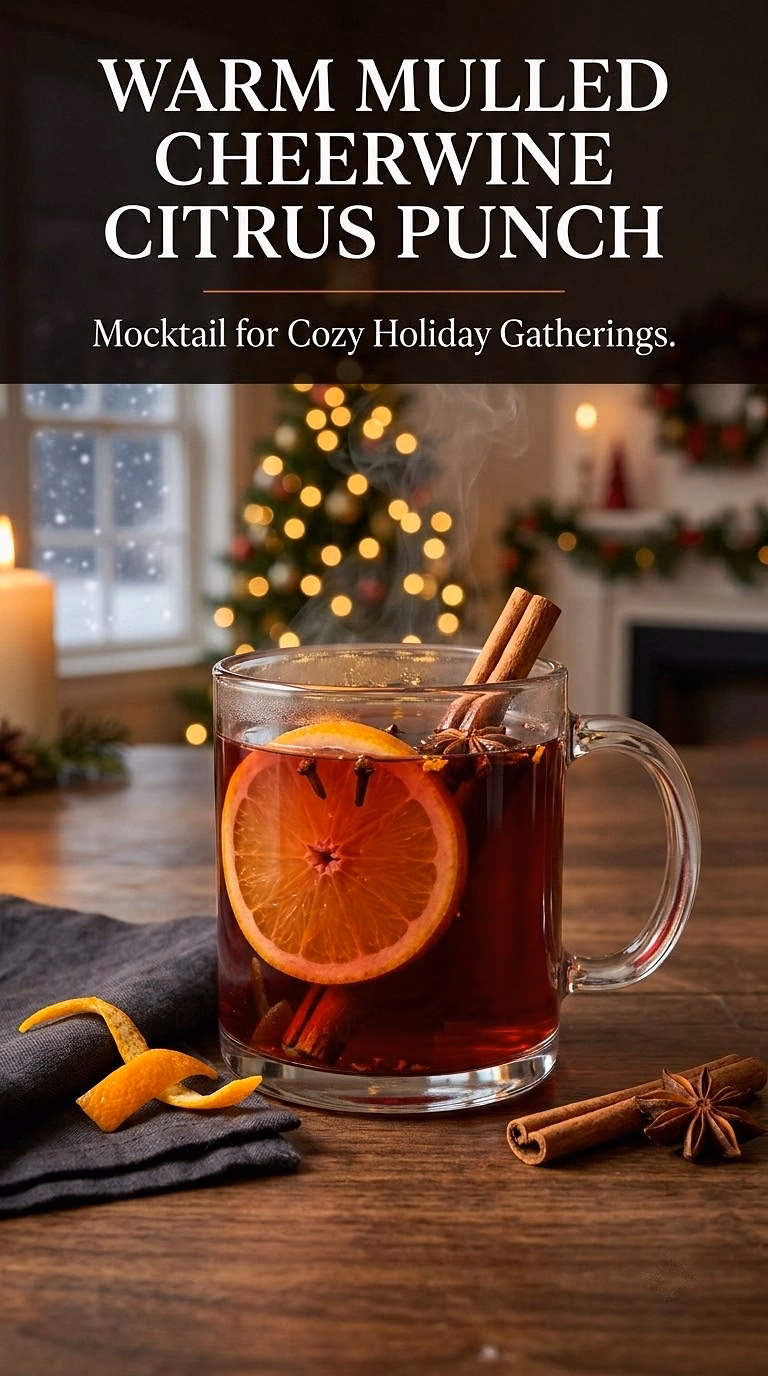 Warm Mulled Cheerwine Citrus Punch