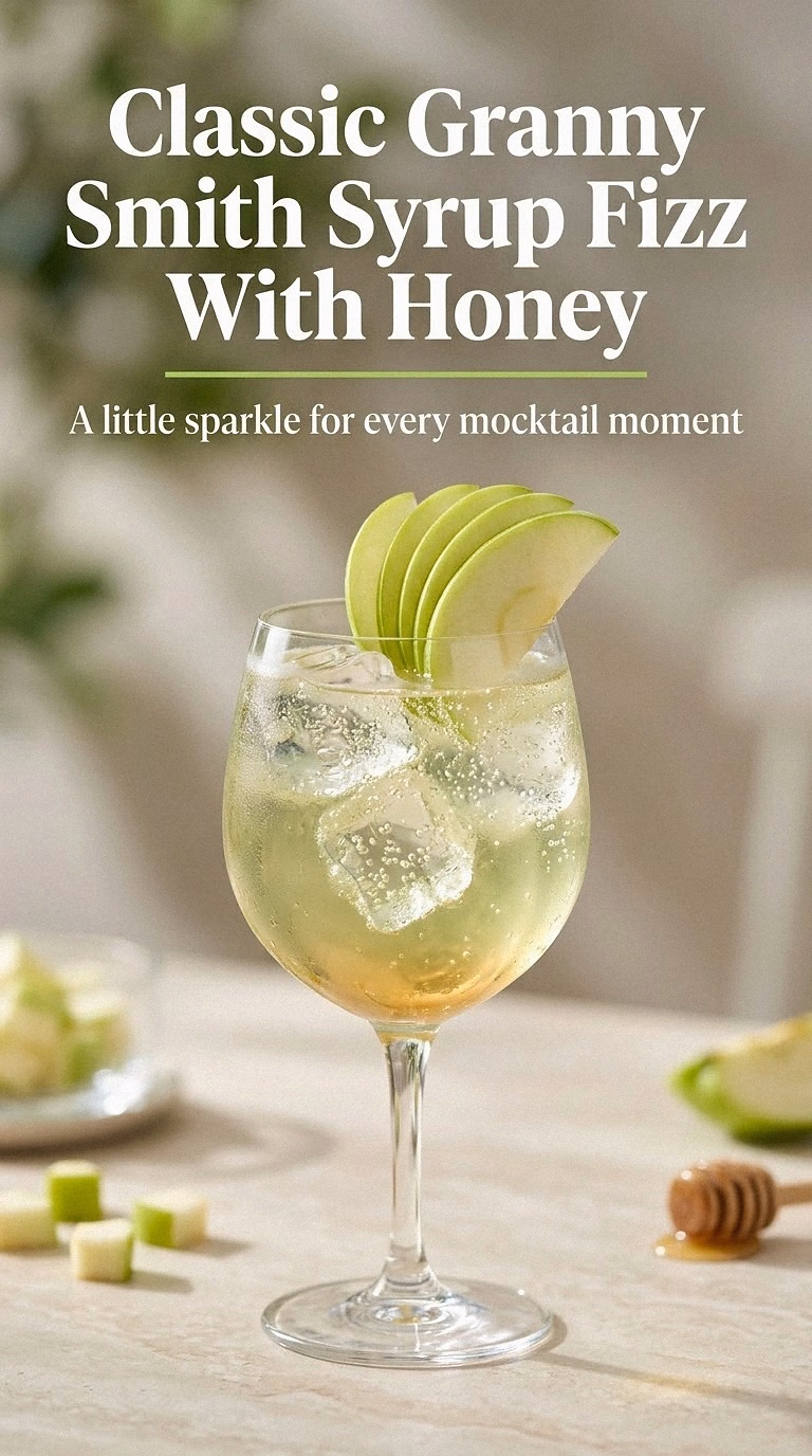 Classic Granny Smith Syrup Fizz With Honey