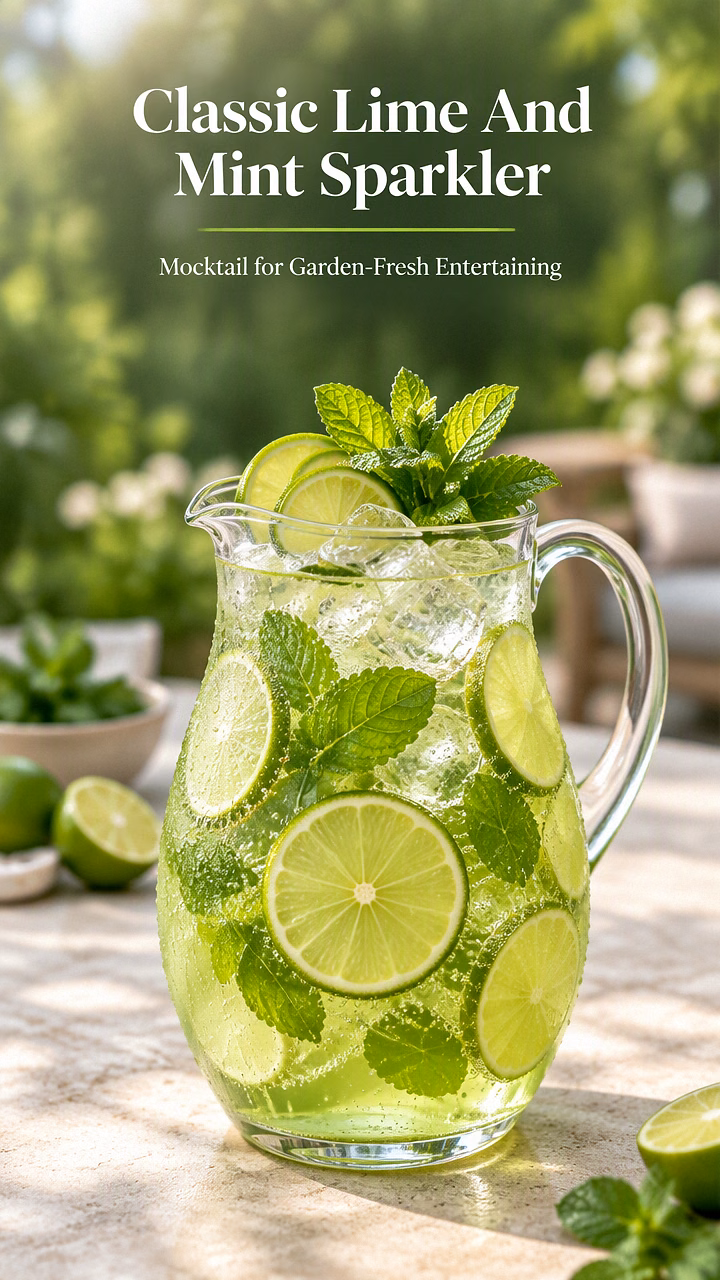Classic Lime And Mint Sparkler