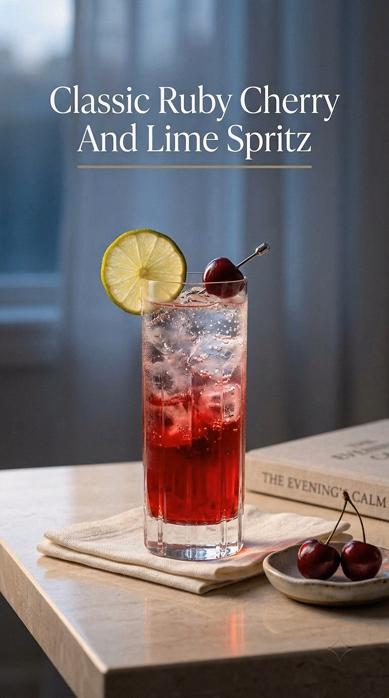 Classic Ruby Cherry And Lime Spritz