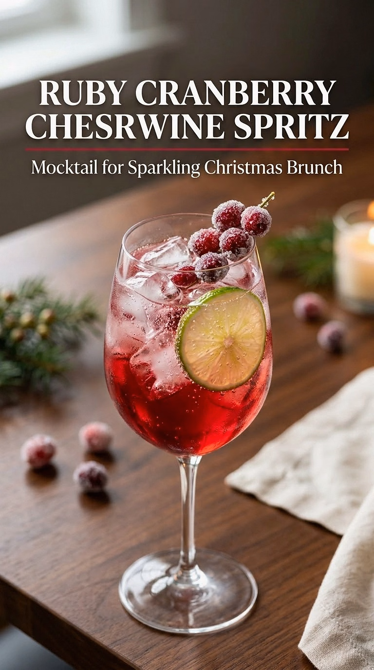 Ruby Cranberry Cheerwine Spritz