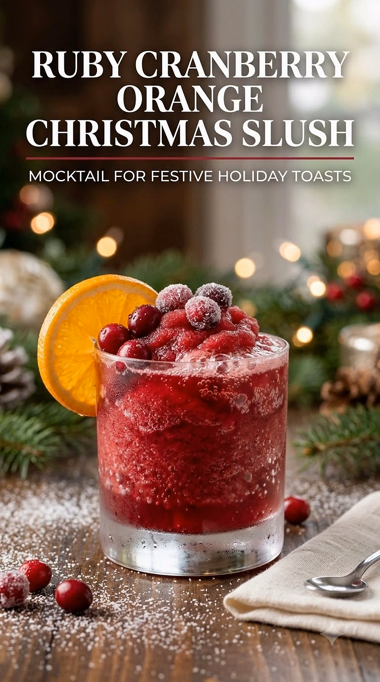Ruby Cranberry Orange Christmas Slush