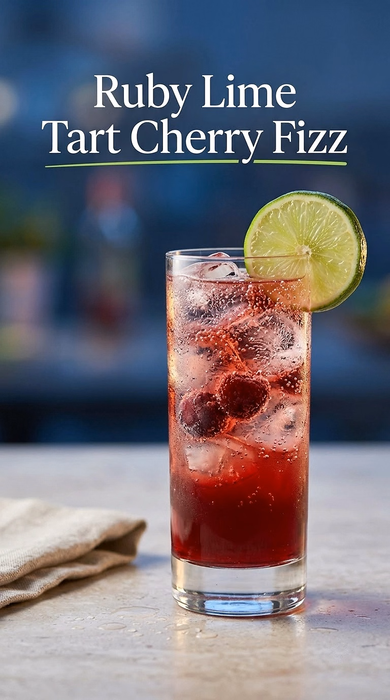 Ruby Lime Tart Cherry Fizz