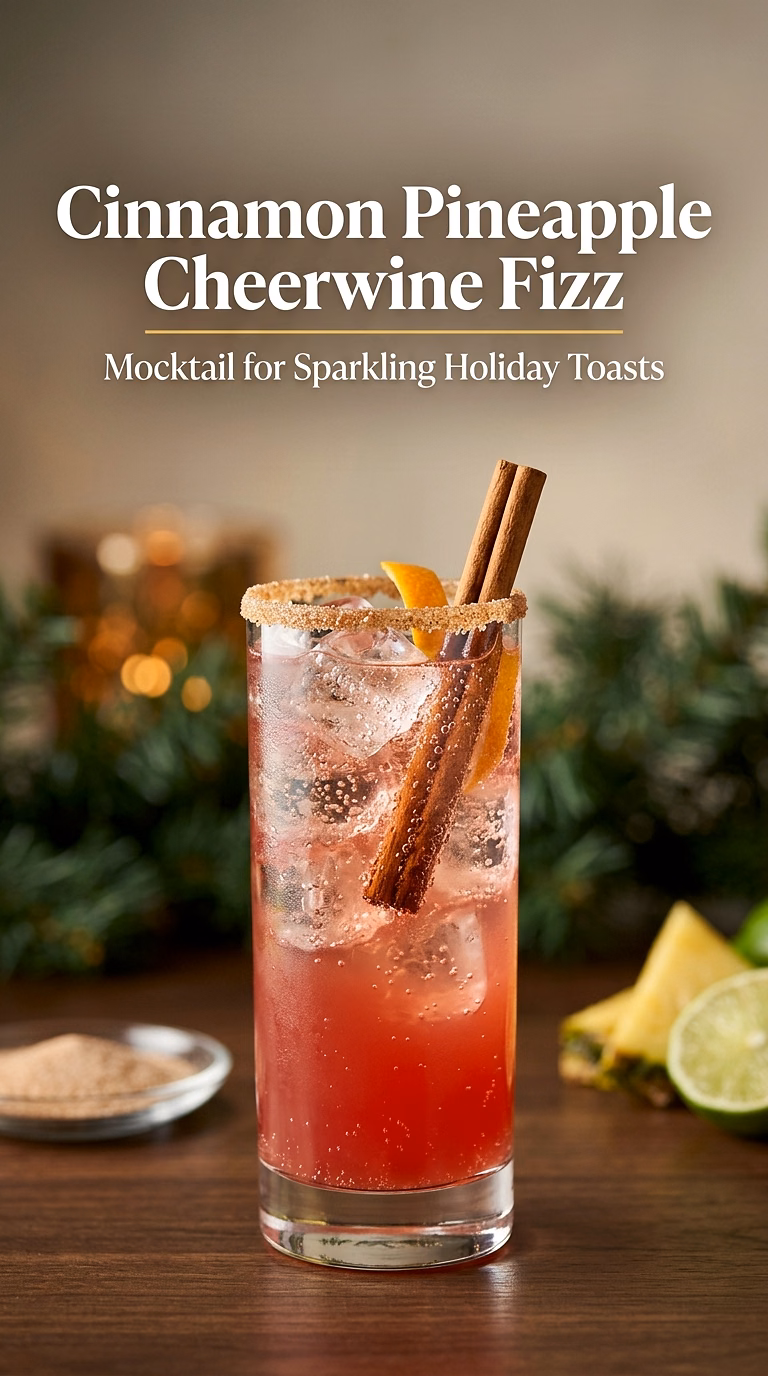 Cinnamon Pineapple Cheerwine Fizz