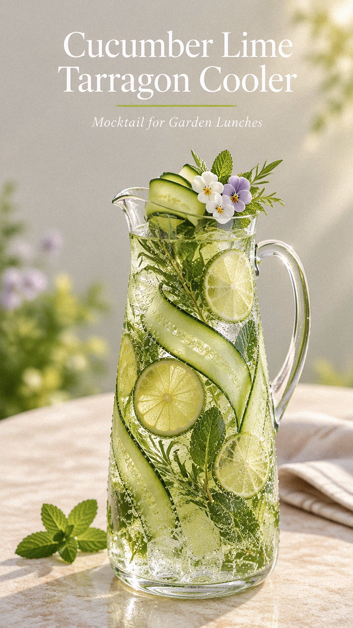 Cucumber Lime Tarragon Cooler