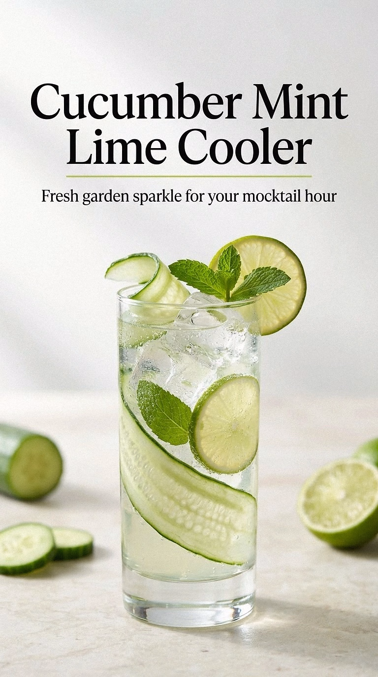 Cucumber Mint Lime Cooler