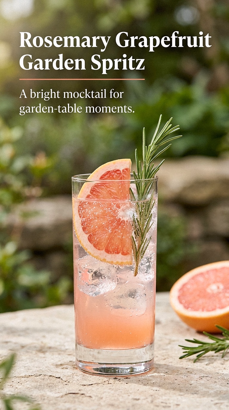 Rosemary Grapefruit Garden Spritz