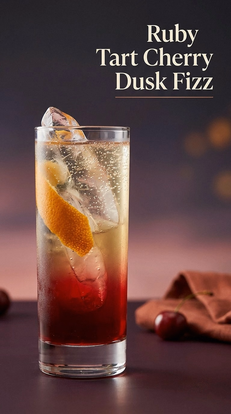 Ruby Tart Cherry Dusk Fizz
