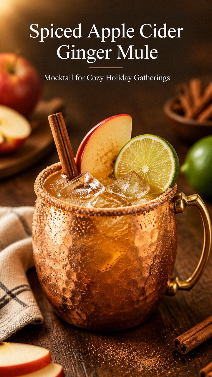 Spiced Apple Cider Ginger Mule