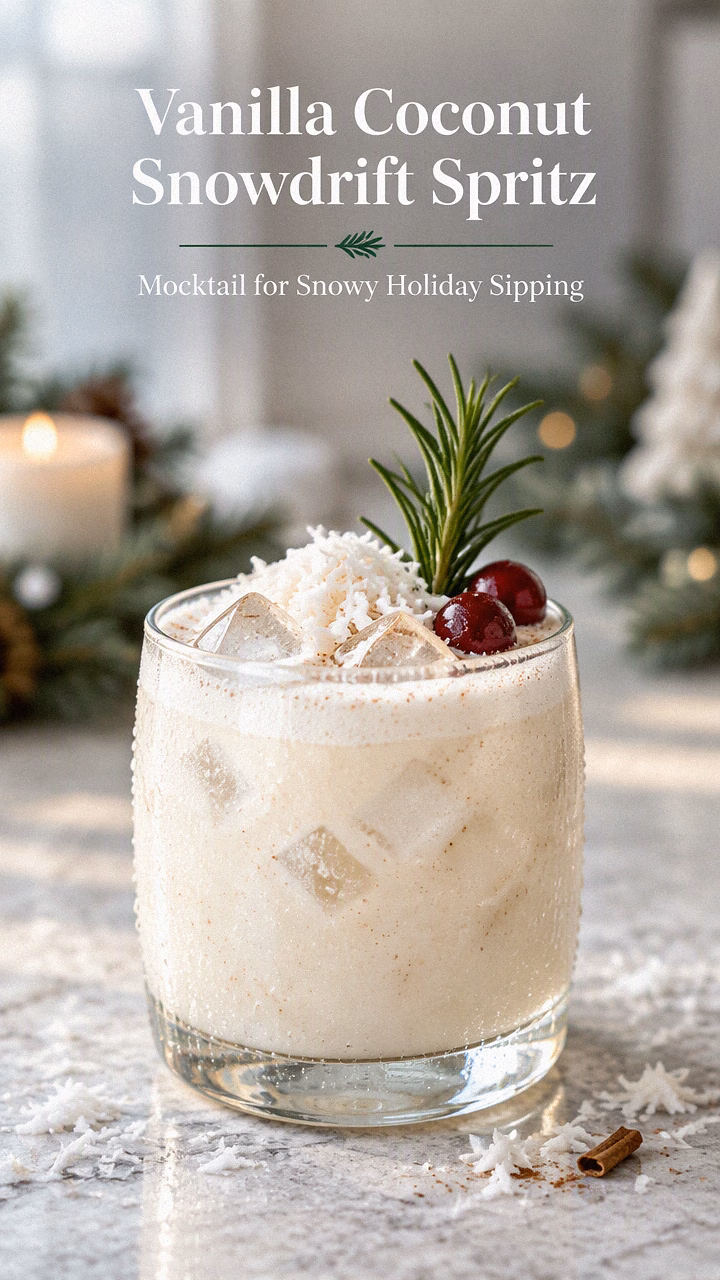 Vanilla Coconut Snowdrift Spritz