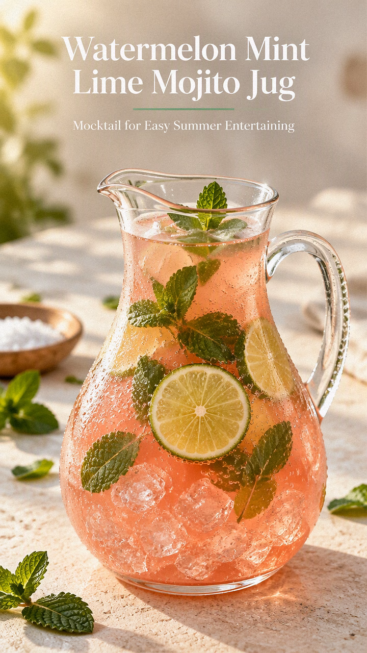 Watermelon Mint Lime Mojito Jug