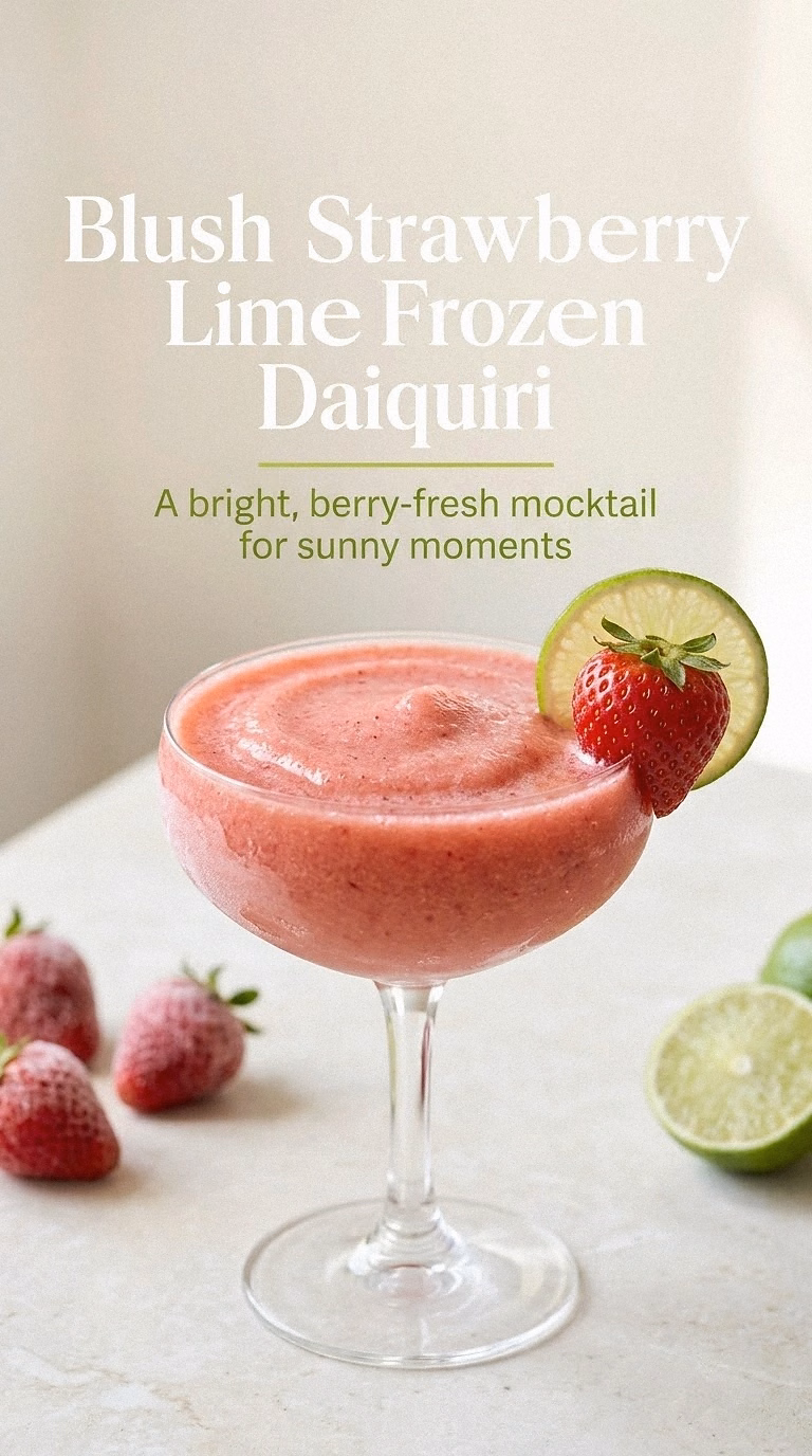 Blush Strawberry Lime Frozen Daiquiri
