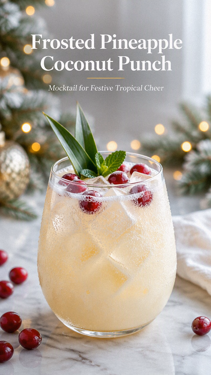 Frosted Pineapple Coconut Punch