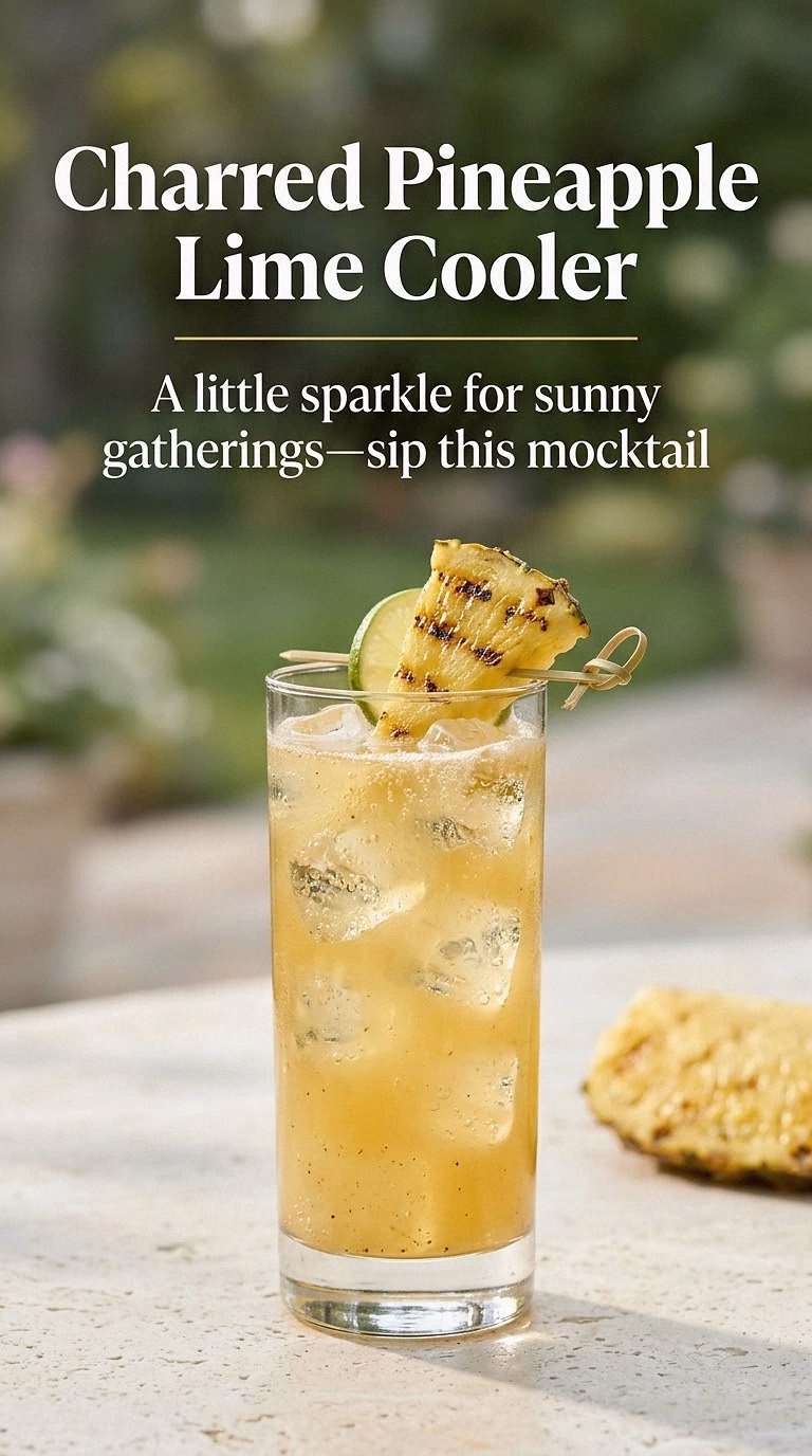 Charred Pineapple Lime Cooler