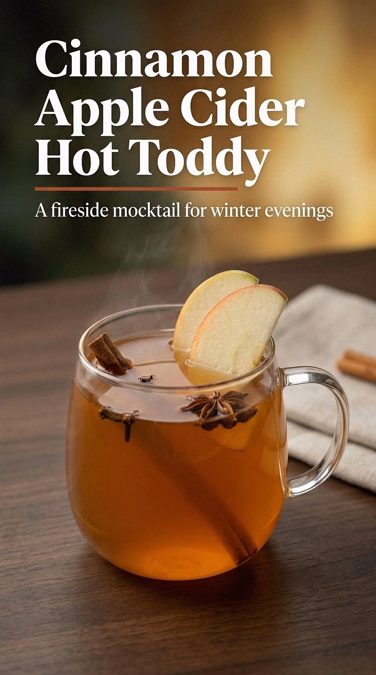 Cinnamon Apple Cider Hot Toddy