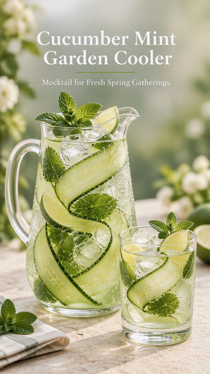 Cucumber Mint Garden Cooler