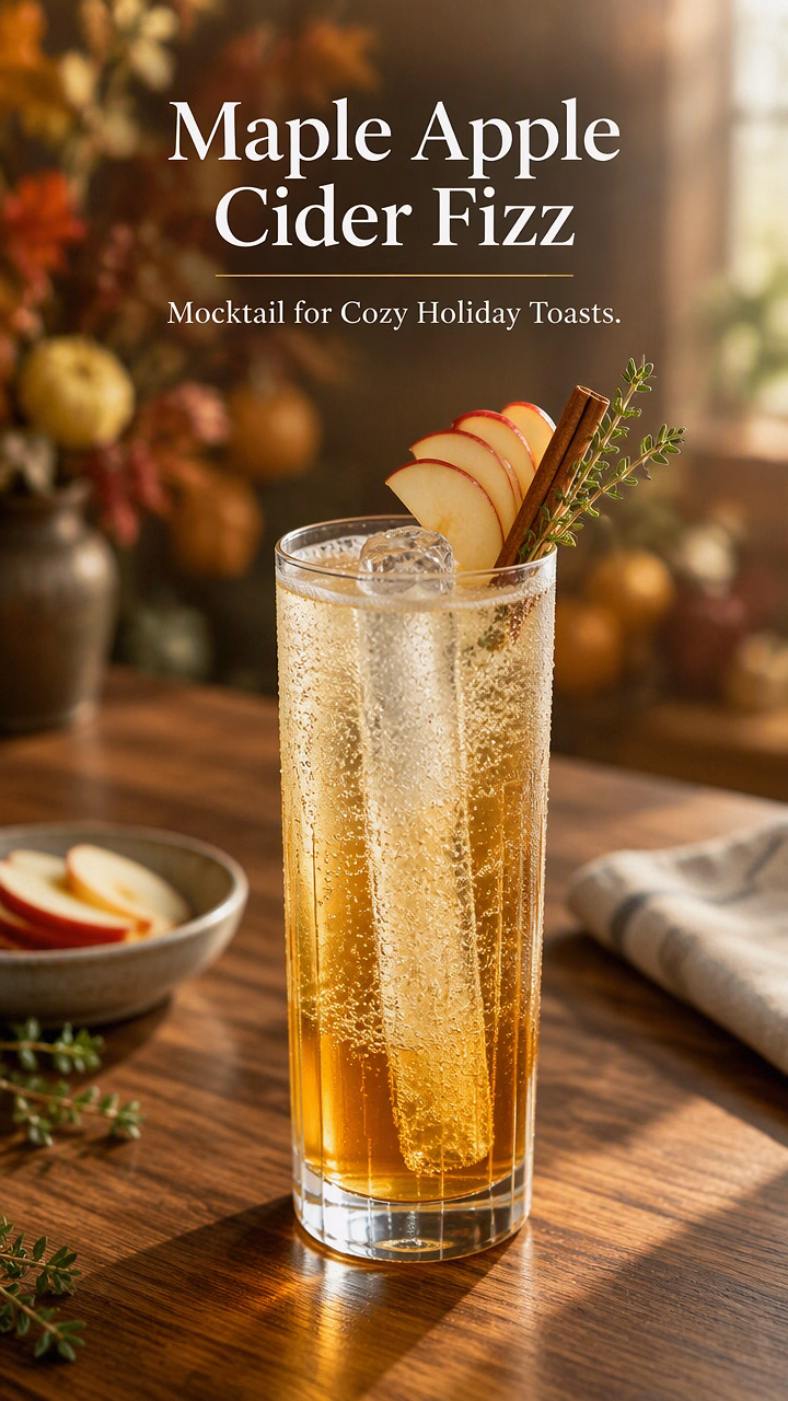 Maple Apple Cider Fizz