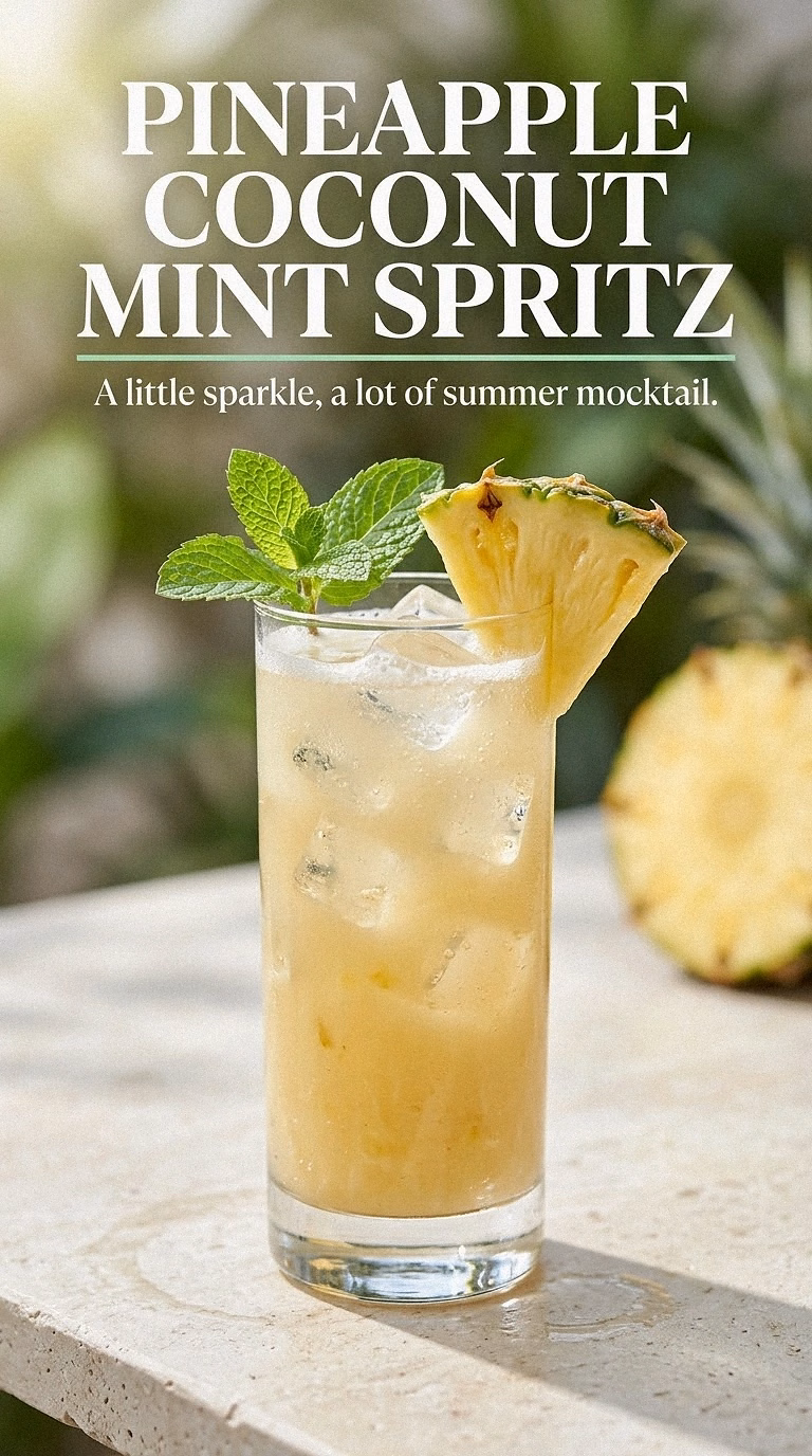 Pineapple Coconut Mint Spritz