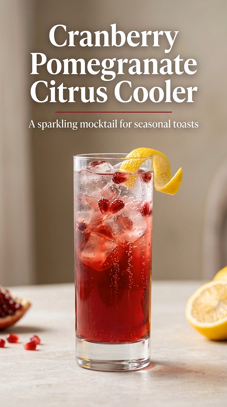 Cranberry Pomegranate Citrus Cooler