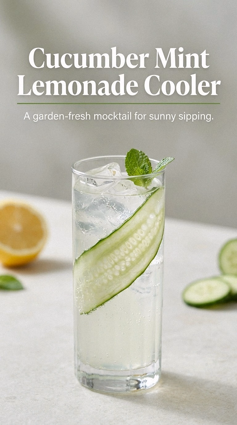 Cucumber Mint Lemonade Cooler