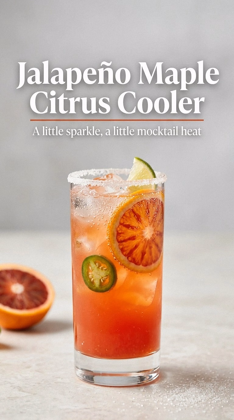 Jalapeño Maple Citrus Cooler