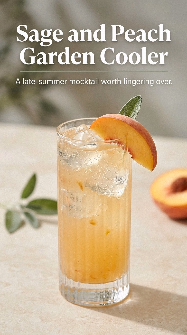 Sage and Peach Garden Cooler