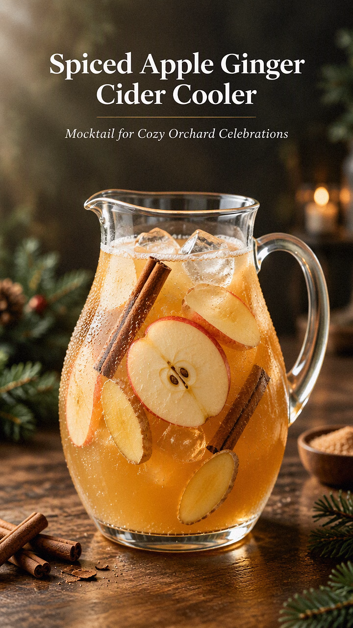 Spiced Apple Ginger Cider Cooler