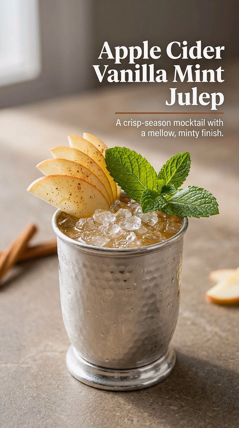 Apple Cider Vanilla Mint Julep