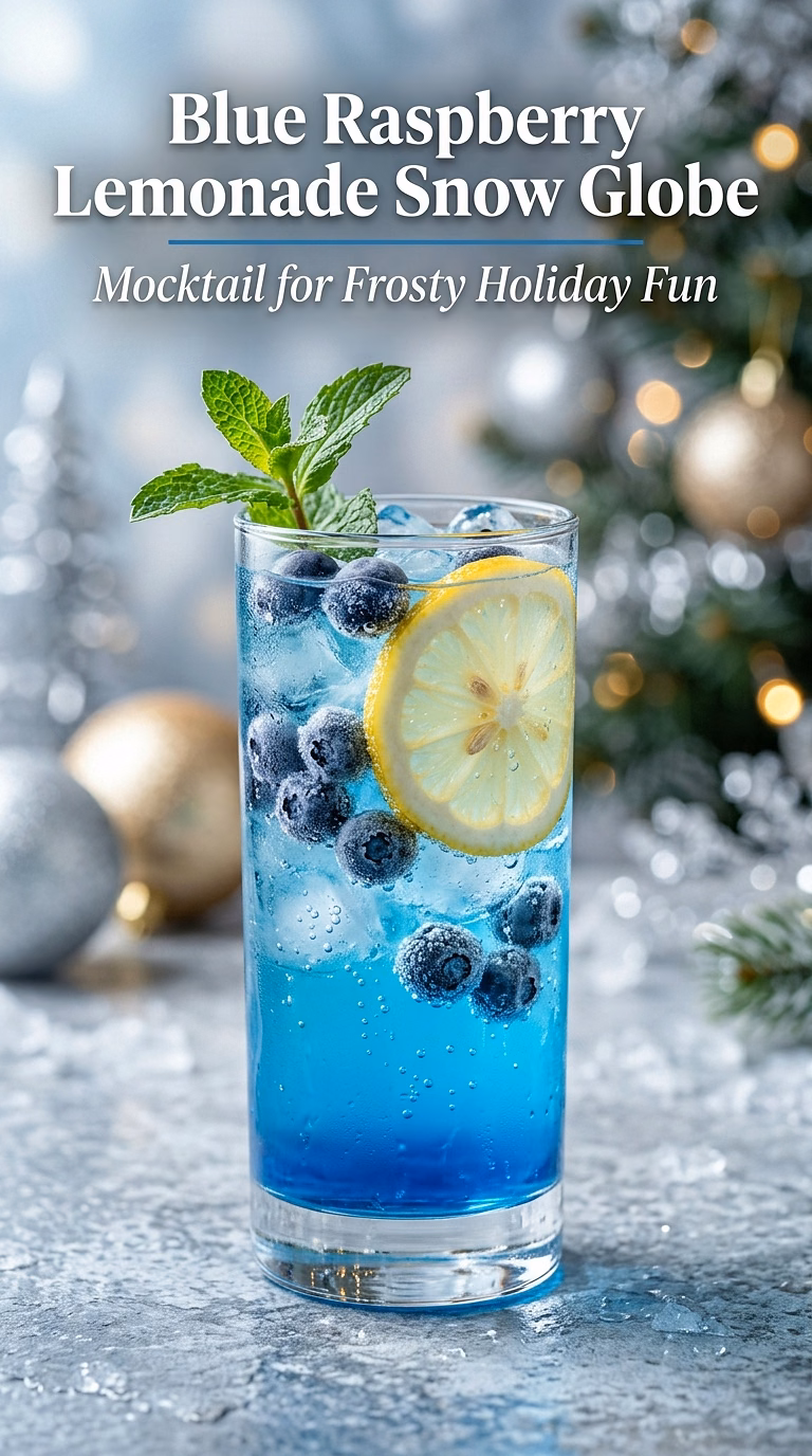 Blue Raspberry Lemonade Snow Globe