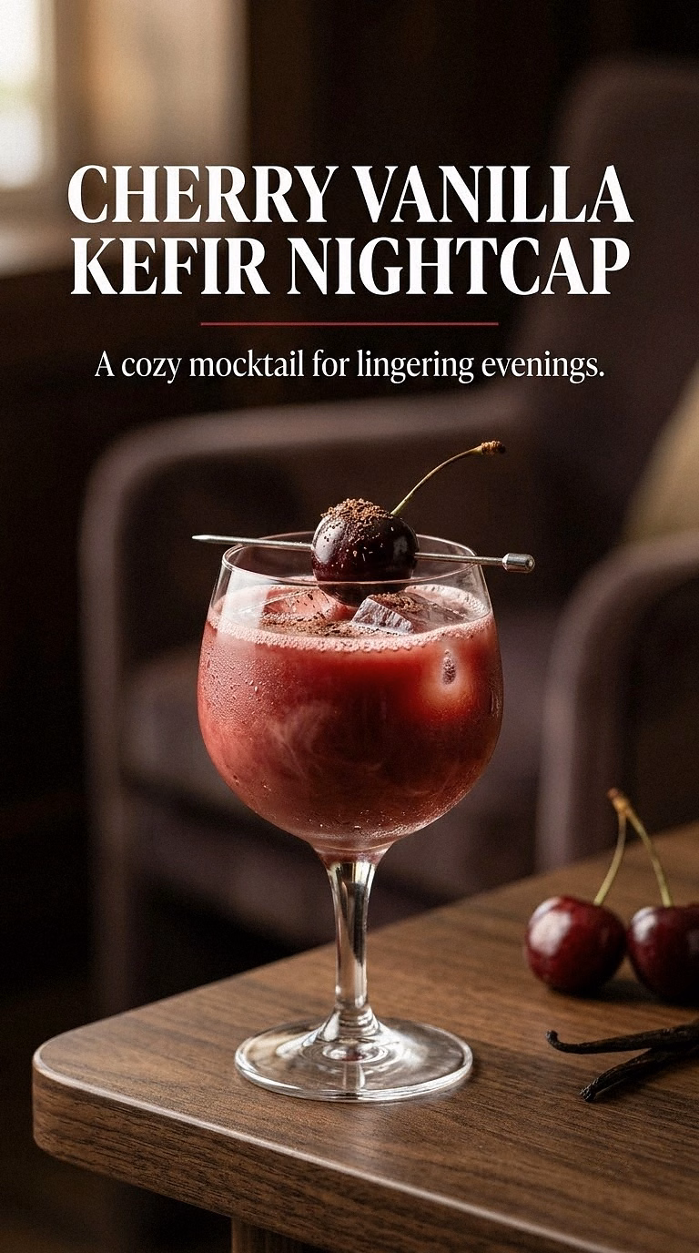 Cherry Vanilla Kefir Nightcap
