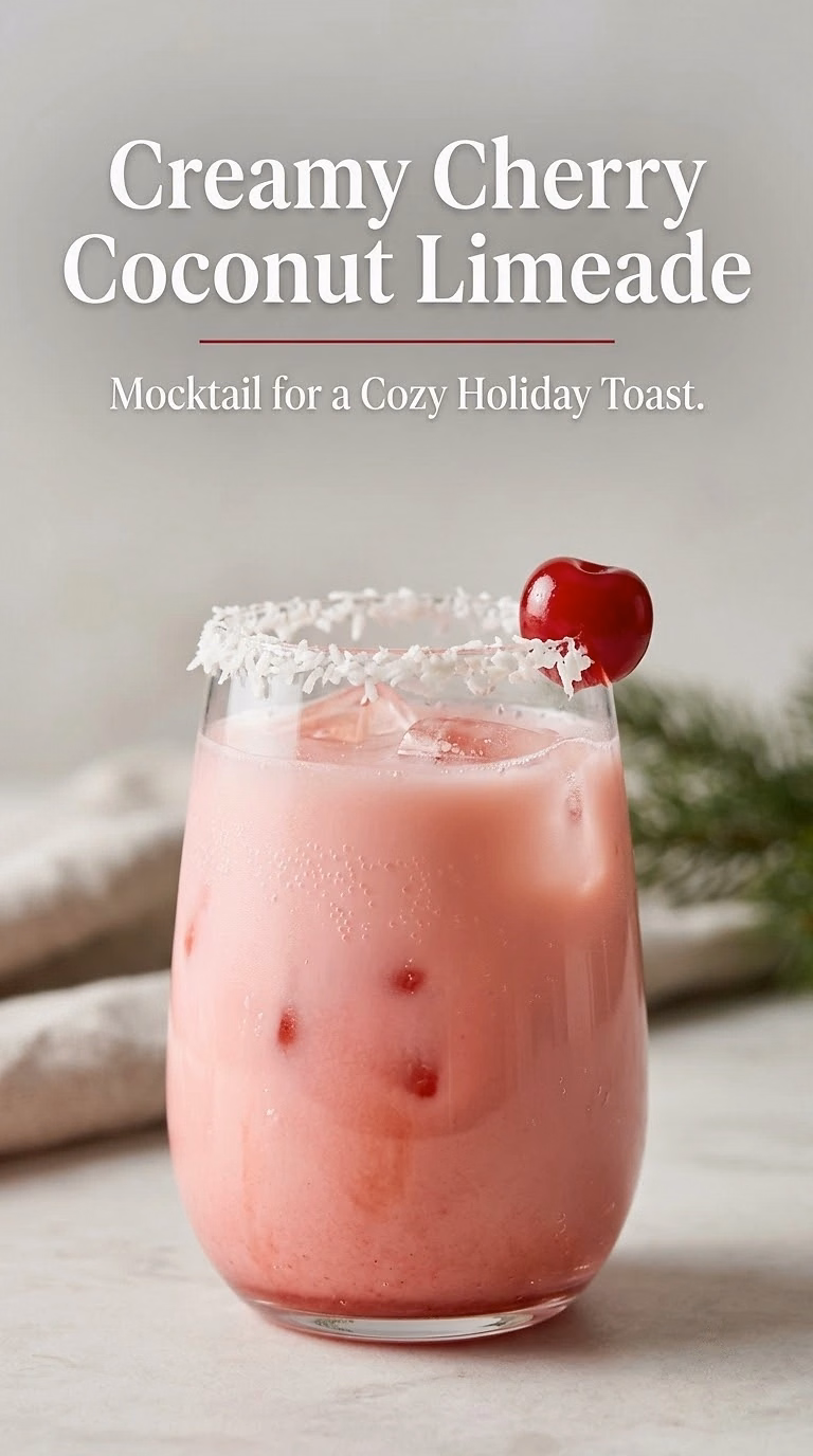 Creamy Cherry Coconut Limeade