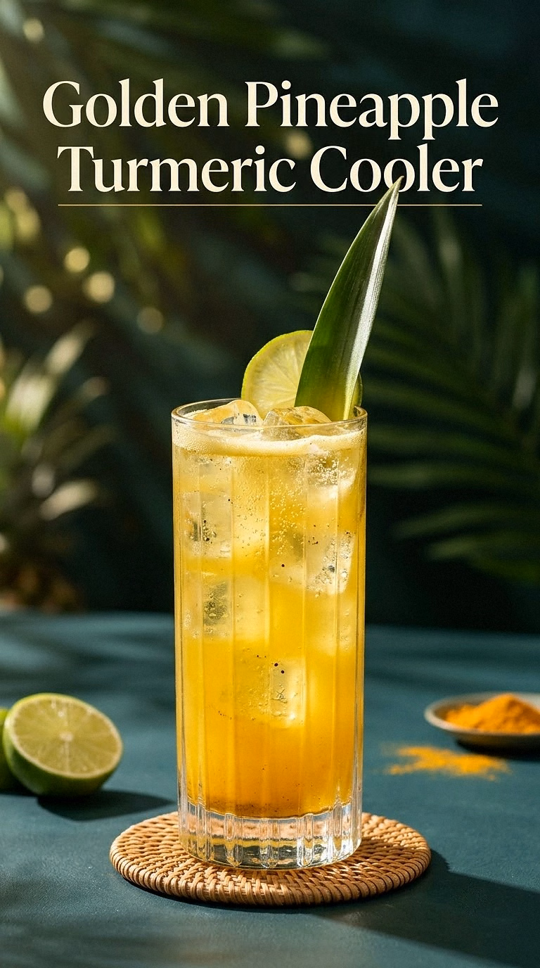 Golden Pineapple Turmeric Cooler