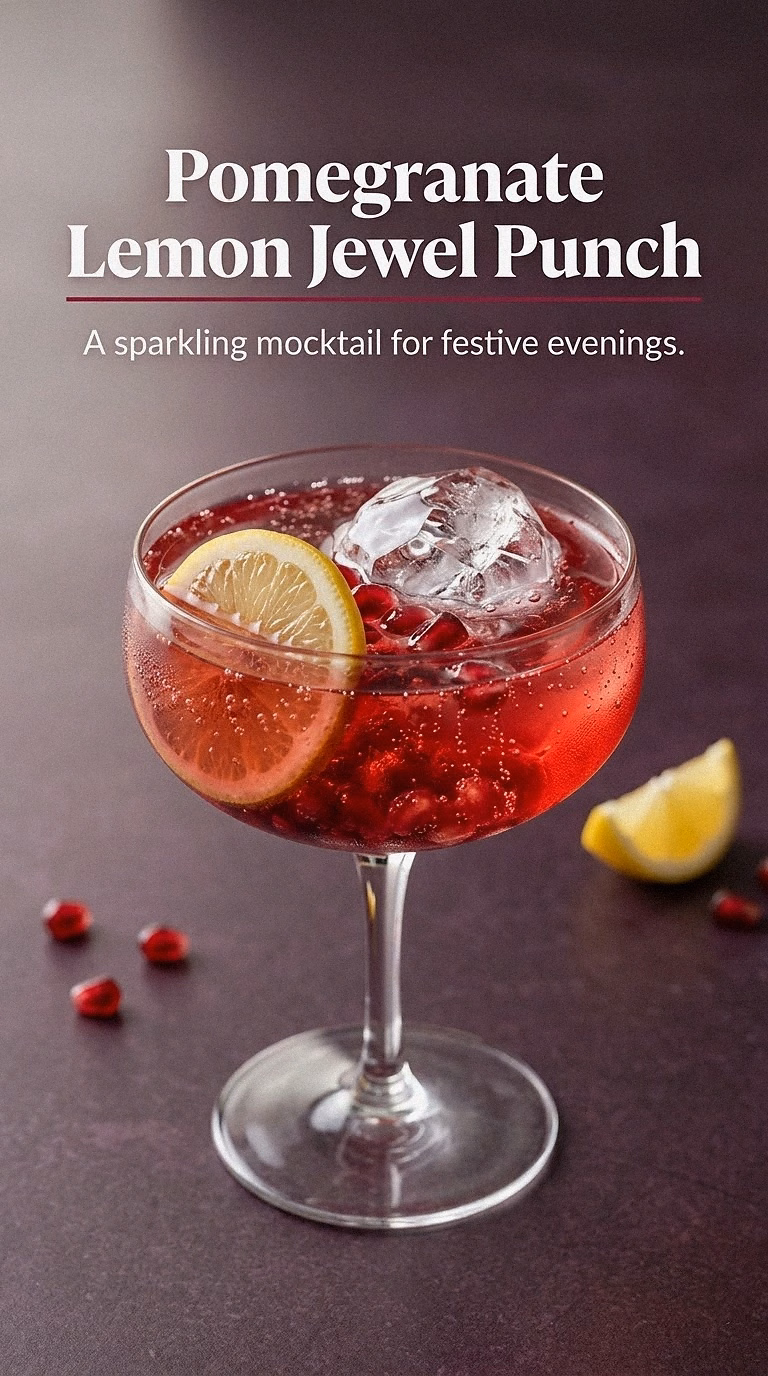 Pomegranate Lemon Jewel Punch