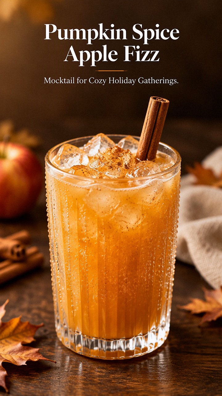 Pumpkin Spice Apple Fizz