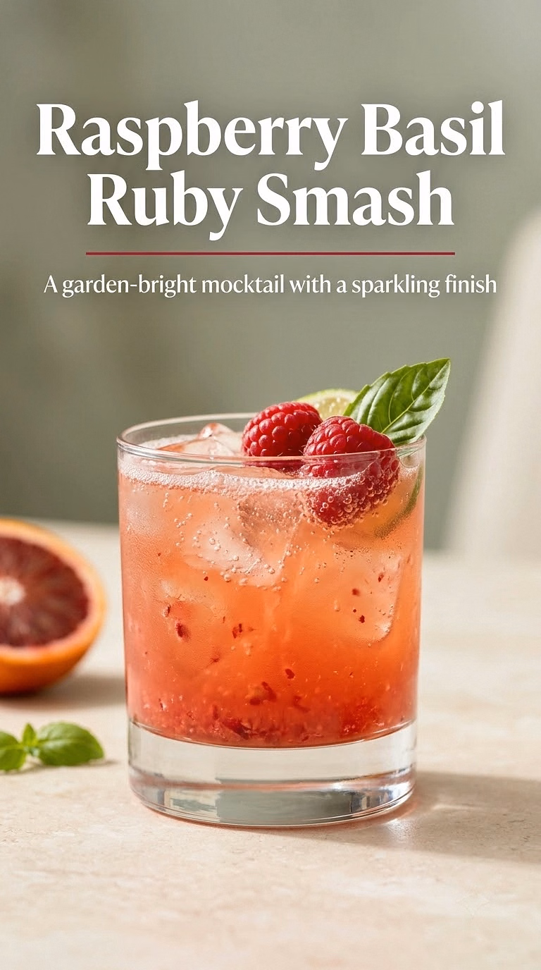 Raspberry Basil Ruby Smash