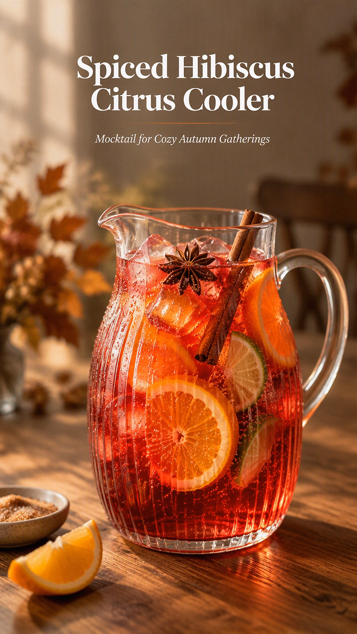 Spiced Hibiscus Citrus Cooler