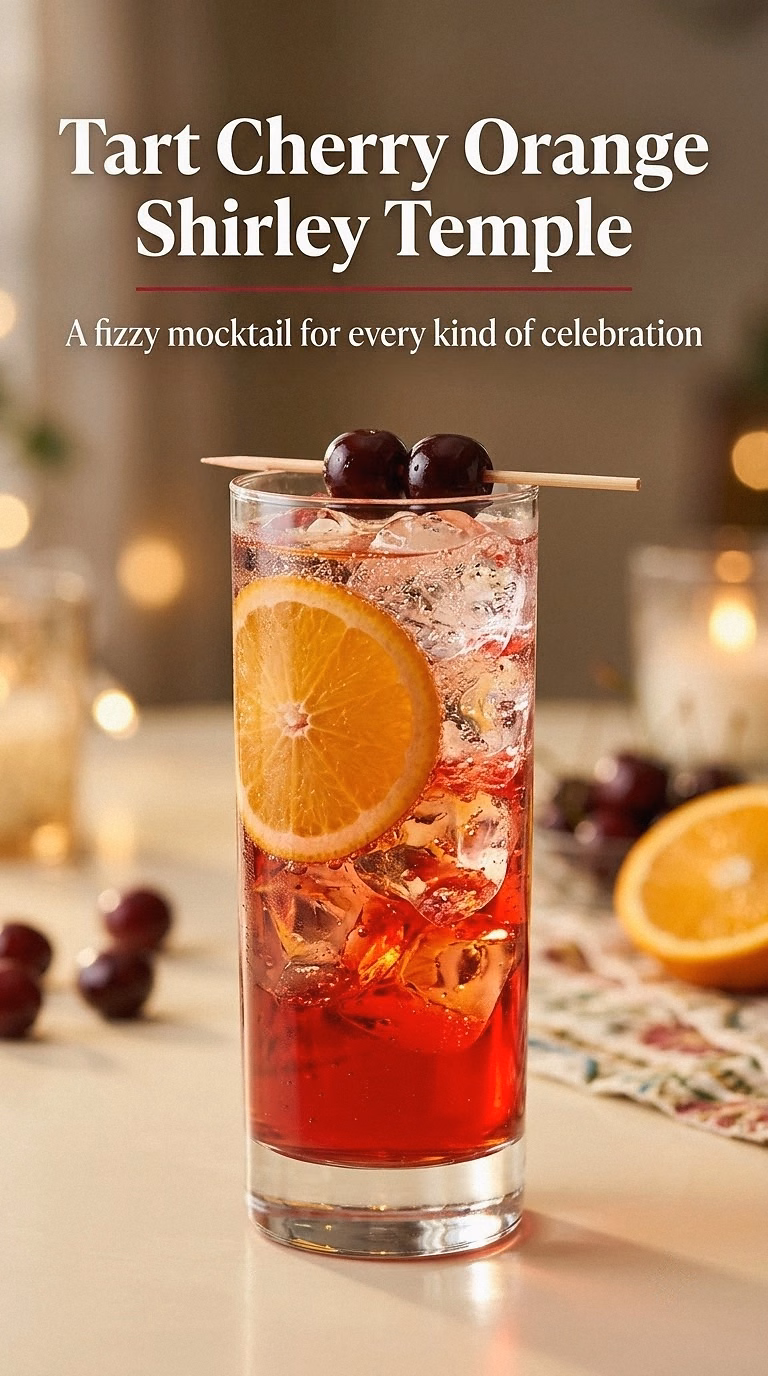 Tart Cherry Orange Shirley Temple