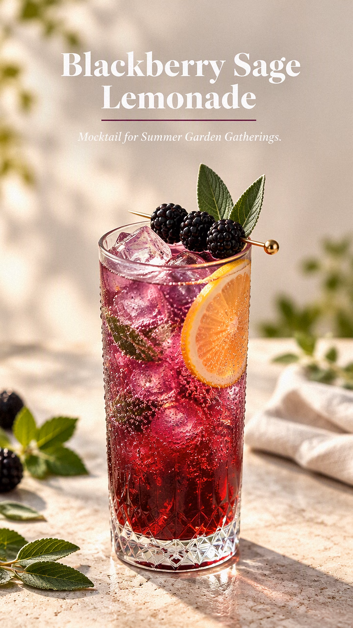 Blackberry Sage Lemonade