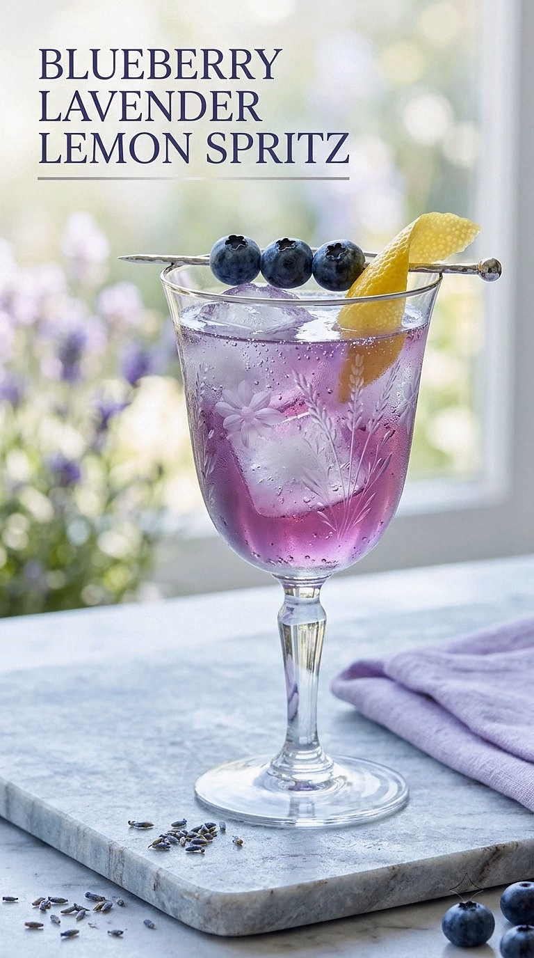 Blueberry Lavender Lemon Spritz