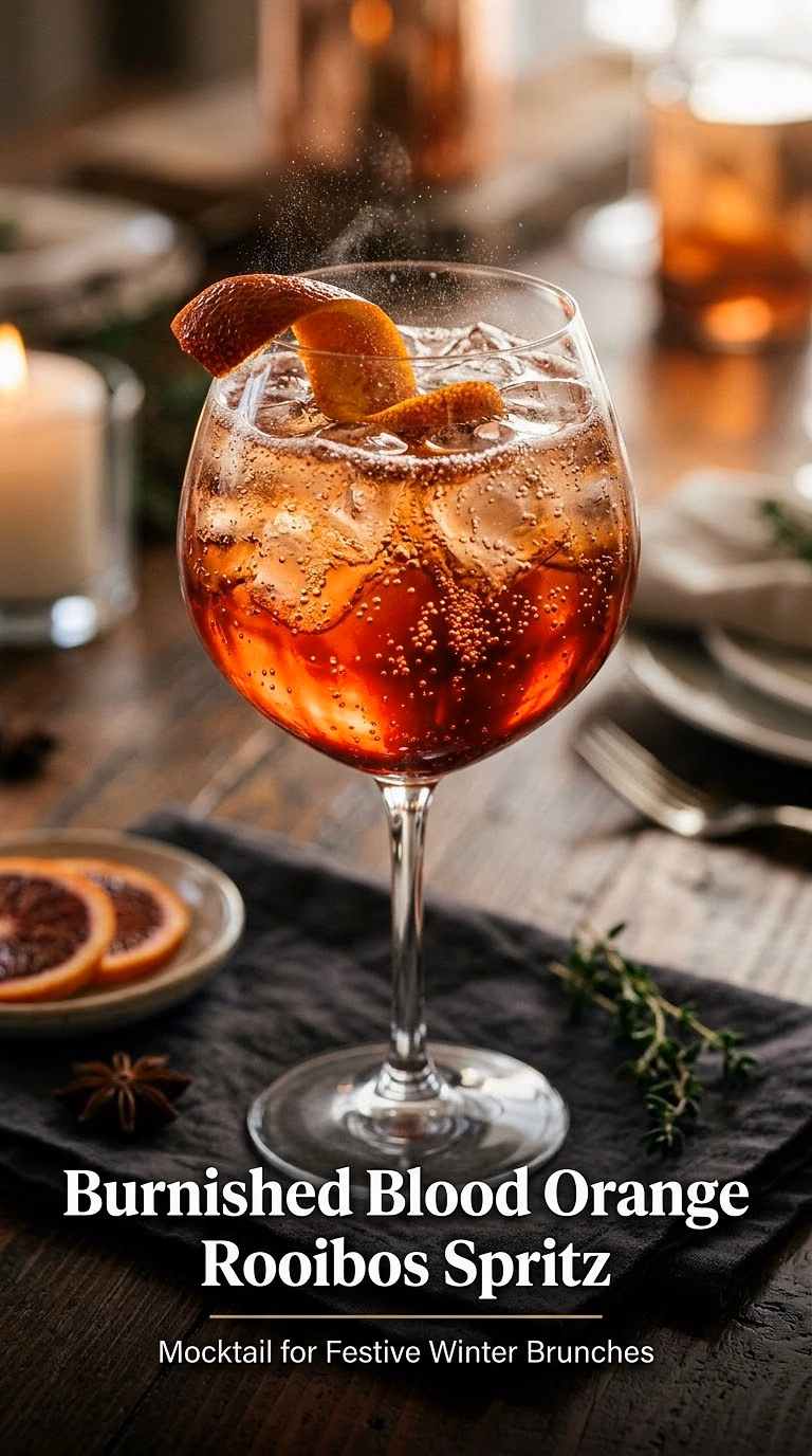 Burnished Blood Orange Rooibos Spritz